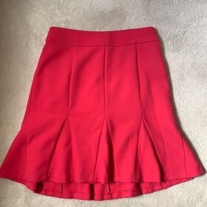 Banana Republic Flare Skirt (Lined) in Fuschia